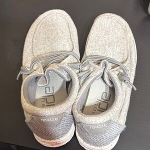 Hey Dude Light Gray Slip-On Shoes